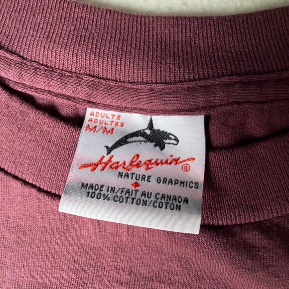 90s Vintage Single Stitch Eagle Spirit Red Graphic Animal Tee Shirt - Picture 3 of 8